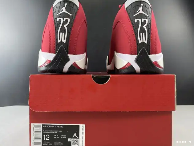 Reps TBK GYM TORO RETRO RED AIR JORDAN 14 487471-006 0327